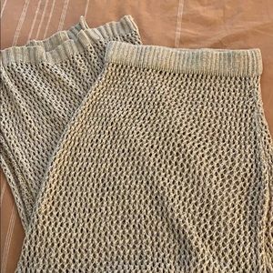 Mesh swim cover up maxi